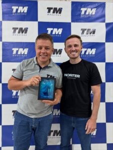 Norter completa 3 anos de parceria com TM Máquinas